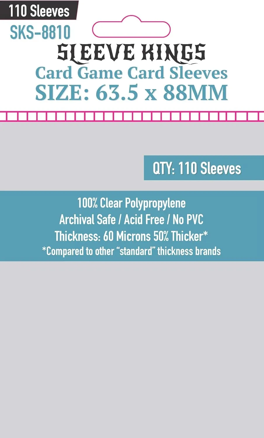 Sleeve Kings sleeves 41x63